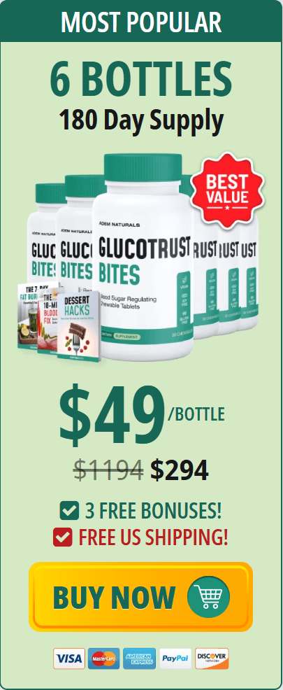 glucotrust bites buy now 6 bottles