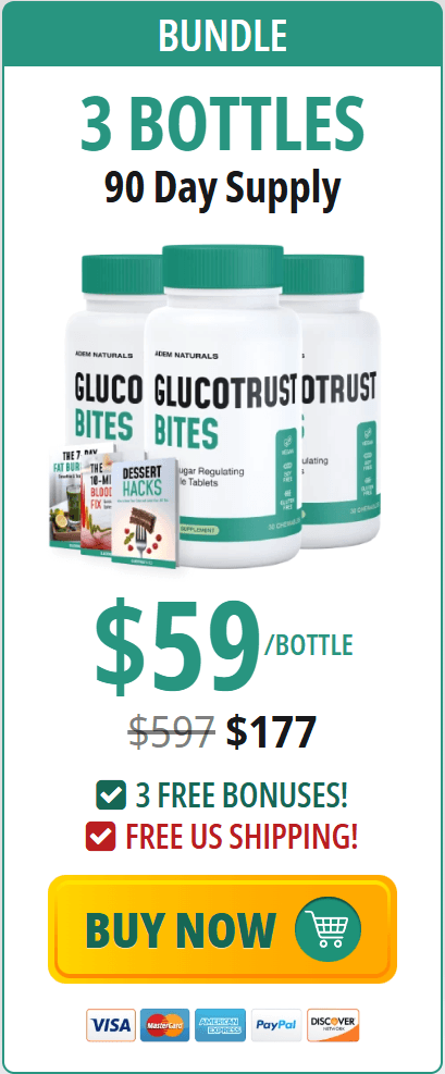 glucotrust bites buy now 3 bottles